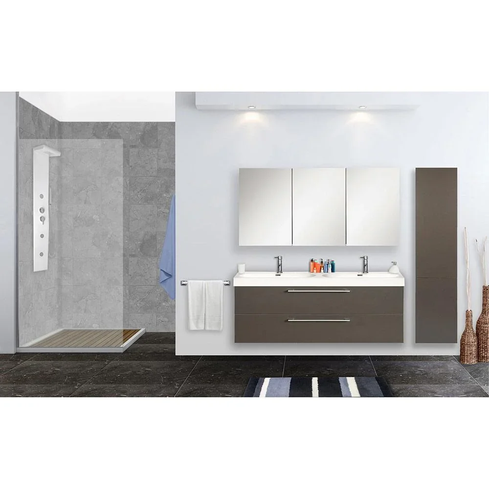 Shallow Badezimmermöbel 120cm - anthrazit - 2