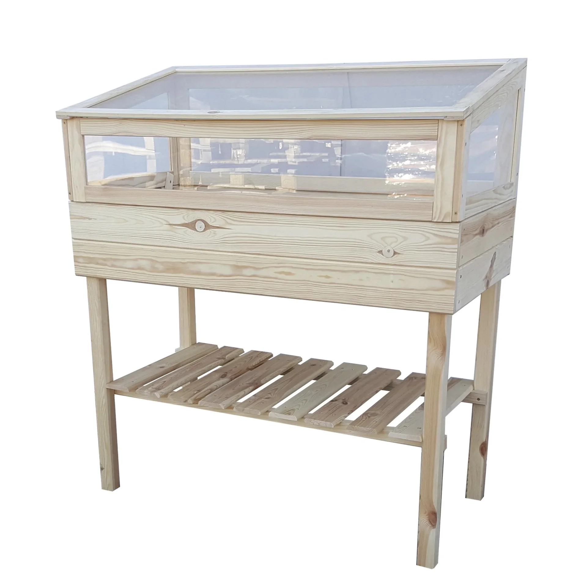 Kräuterbeet mit Aufsatz natur - 0