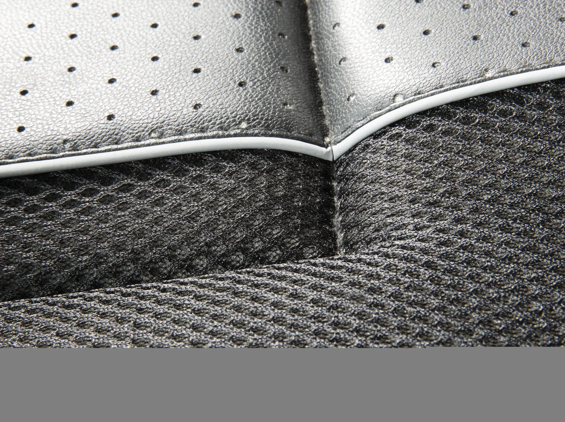 Premium Sitzauflage, Lederlook schwarz - 0