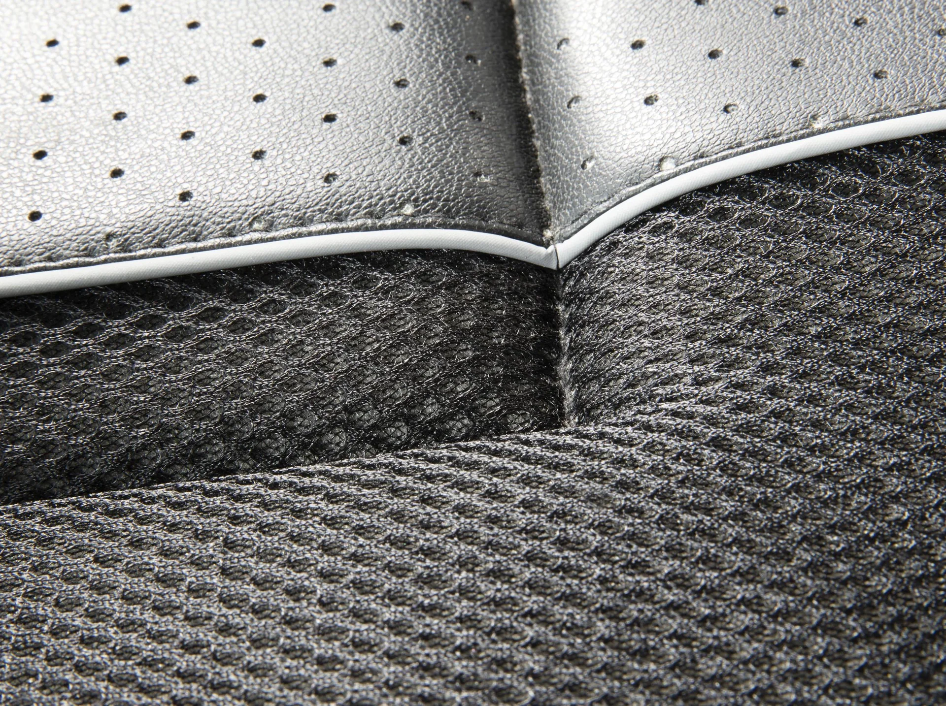 Premium Sitzauflage, Lederlook schwarz - 4