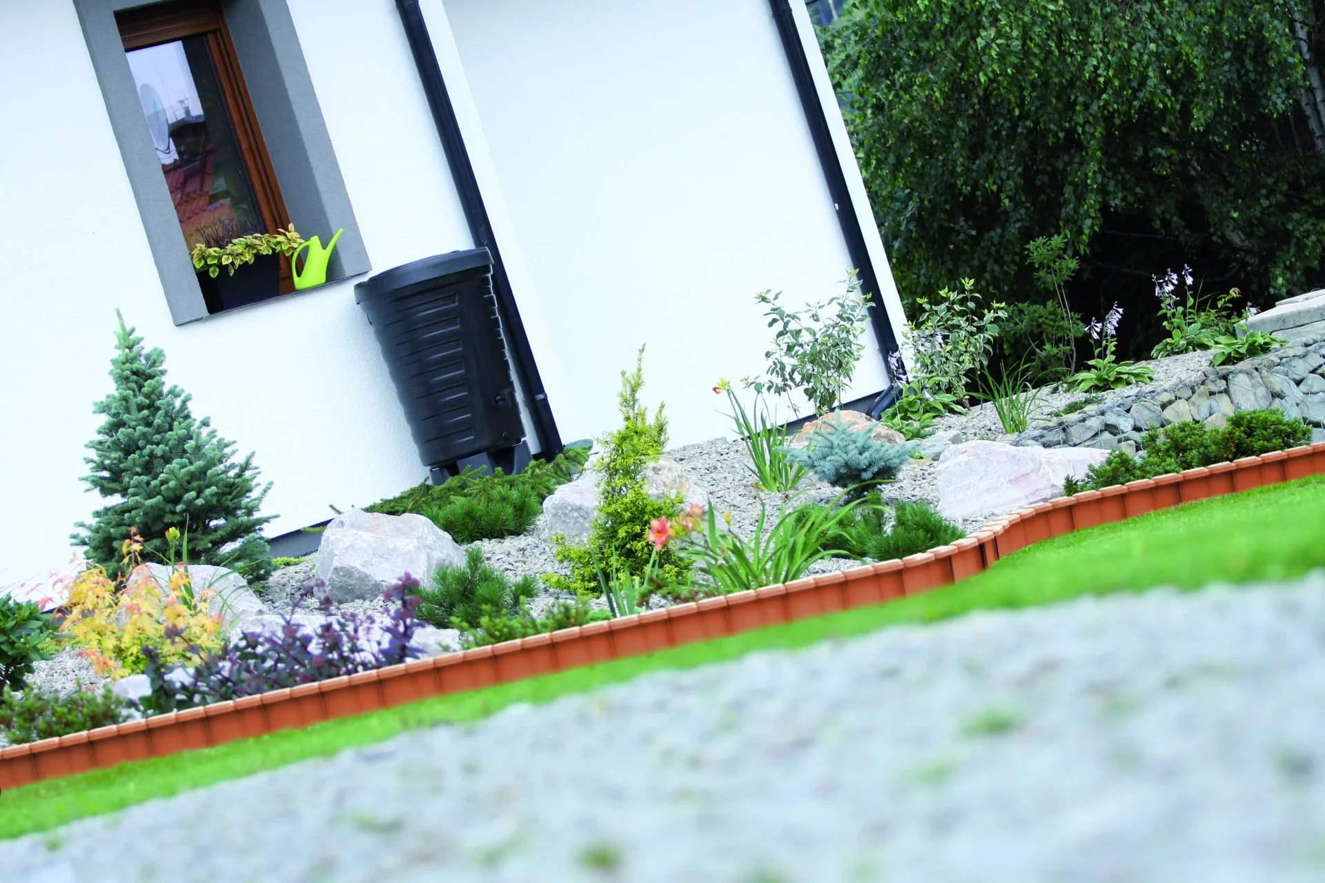 Beeteinfassung SNAIL, terrakotta - 0