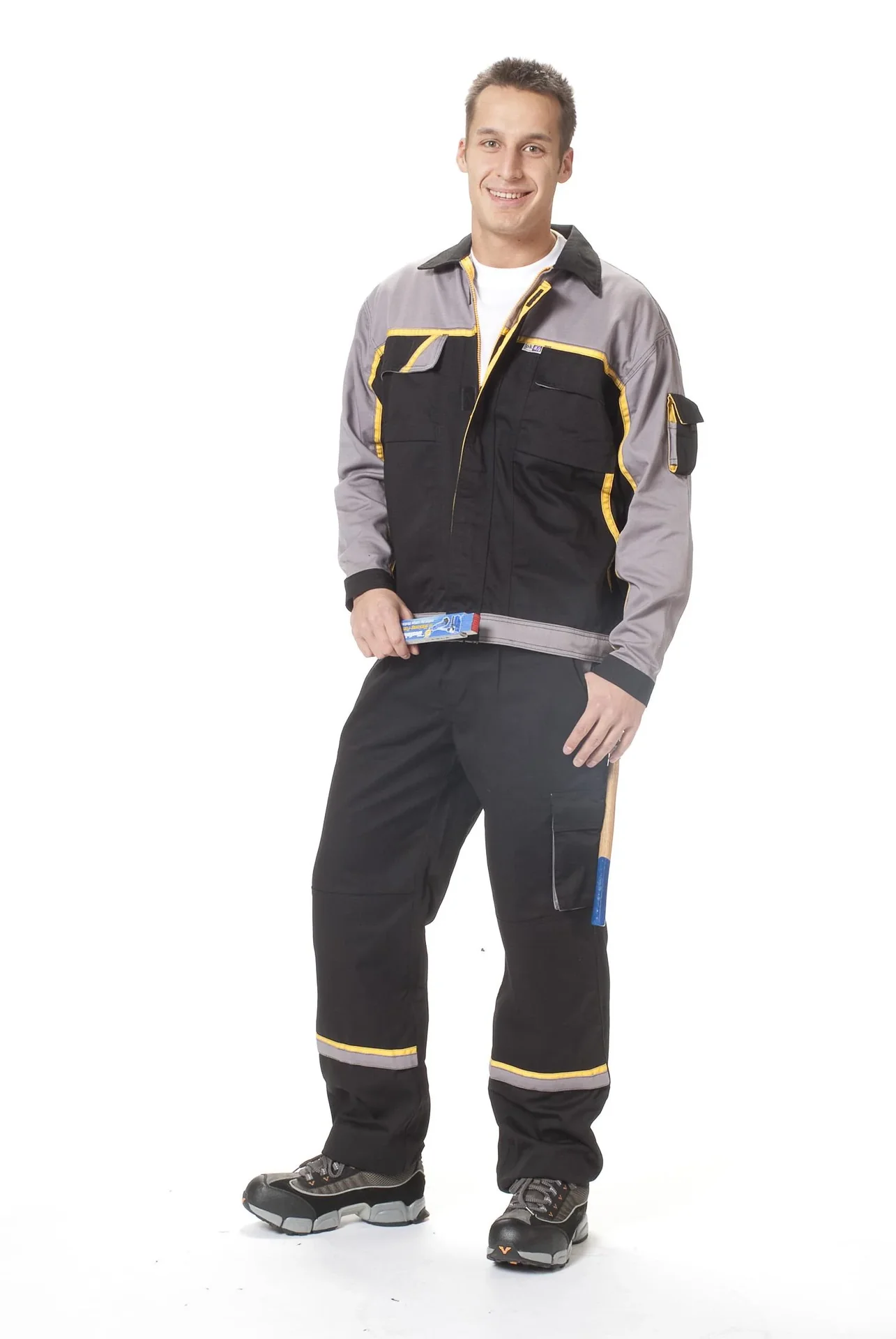 Arbeits Blouson, Farbe schwarz/grau, Gr.46 - 0