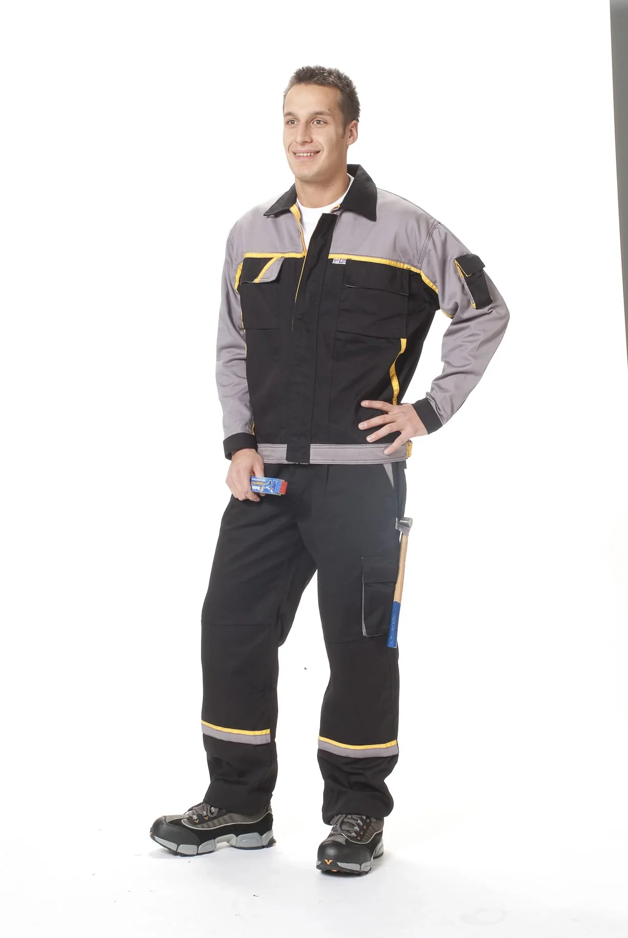 Arbeits Blouson, Farbe schwarz/grau, Gr.46 - 1