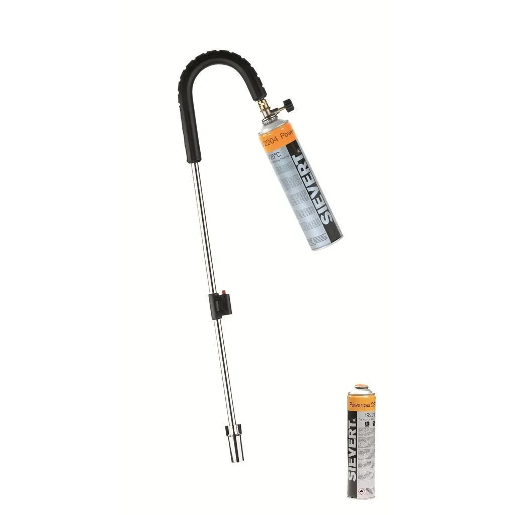 Sievert Unkrautbrenner mit Piezo und 4x Sievert Gasflasche - 2