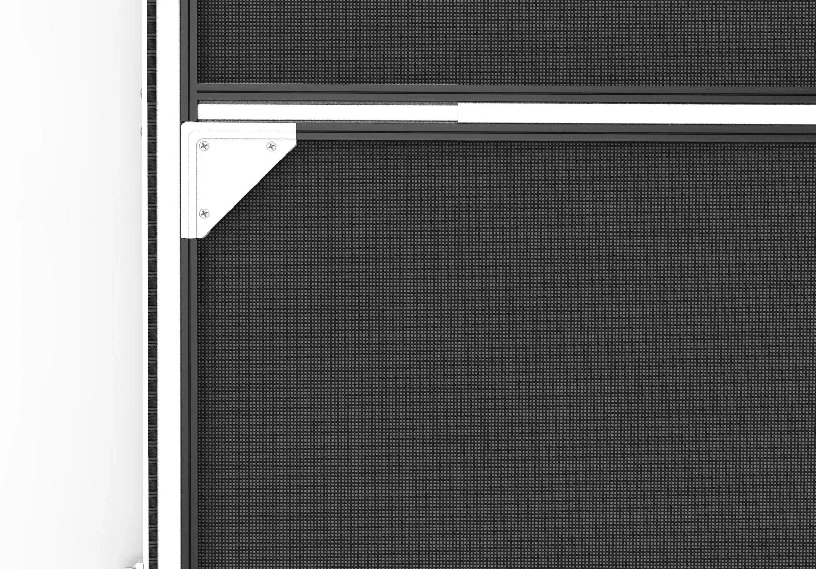 Teleskopierbarer Insektenschutz für Türen, 100 x 215 cm, Weiß - 7