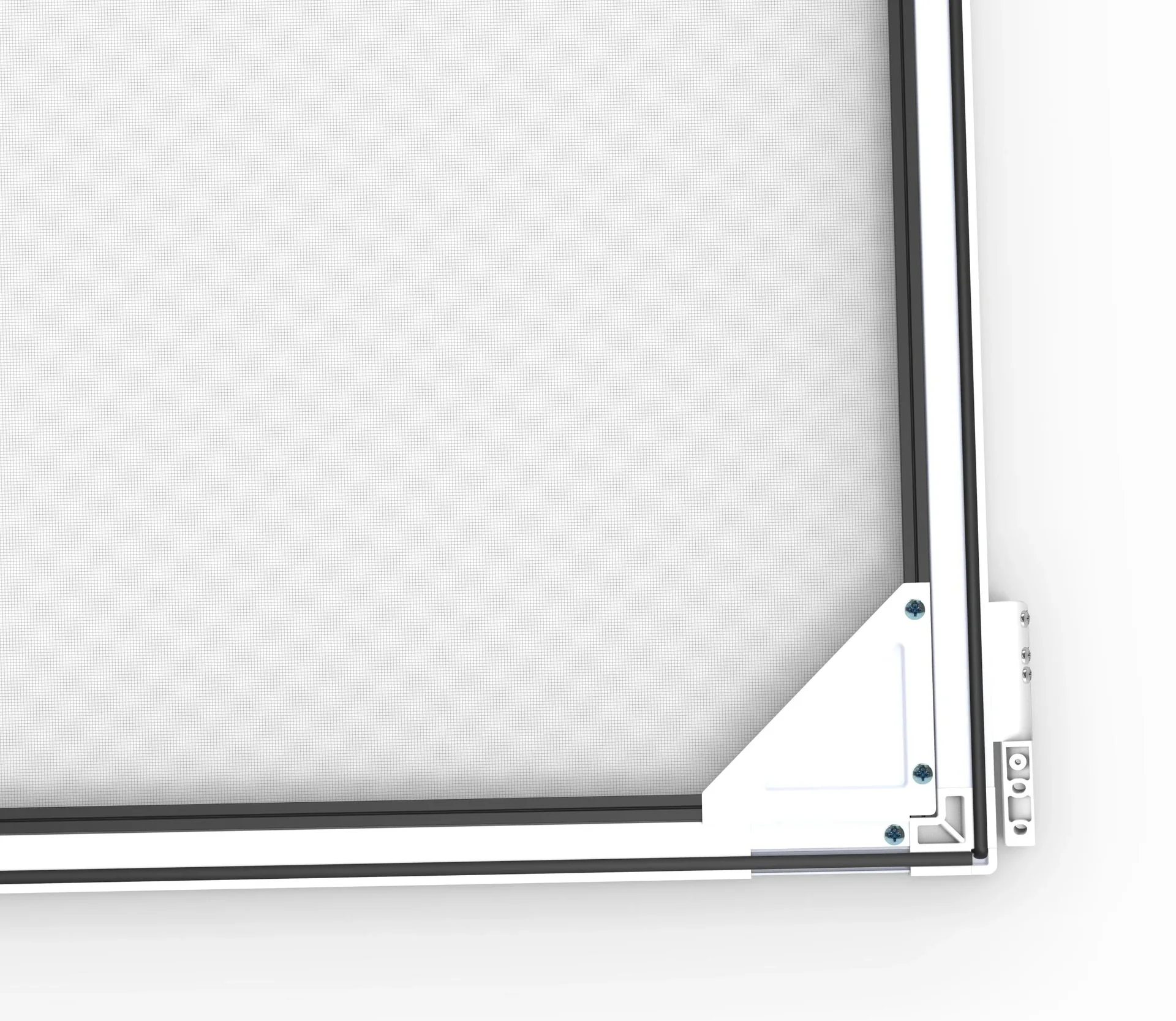 Teleskopierbarer Insektenschutz für Türen, 100 x 215 cm, Weiß - 8