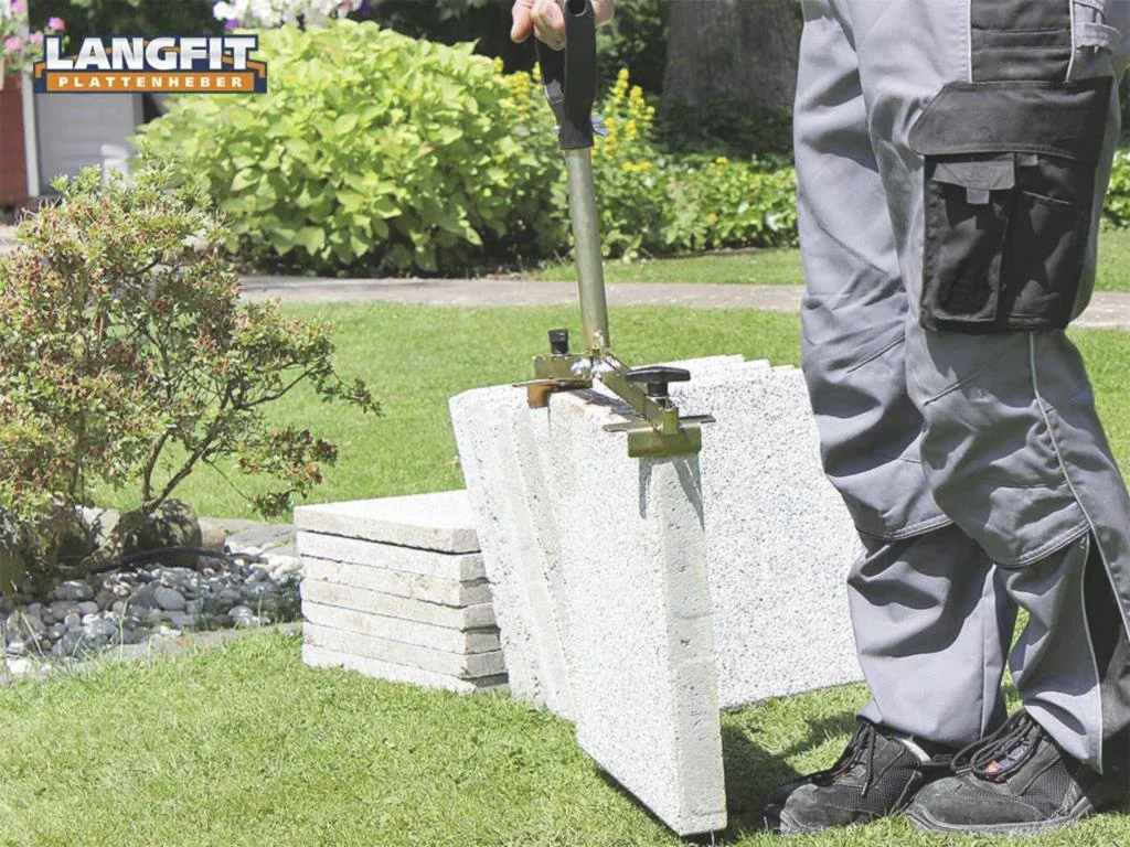 Plattenheber mit extra langem Griff 30 - 62 cm - 2