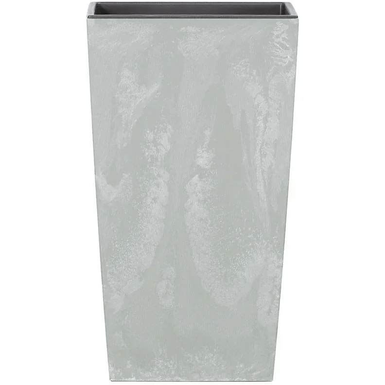 Blumentopf - Beton-Stil -32,5 x 32,5 x 61 cm - Grau - 49L - 1