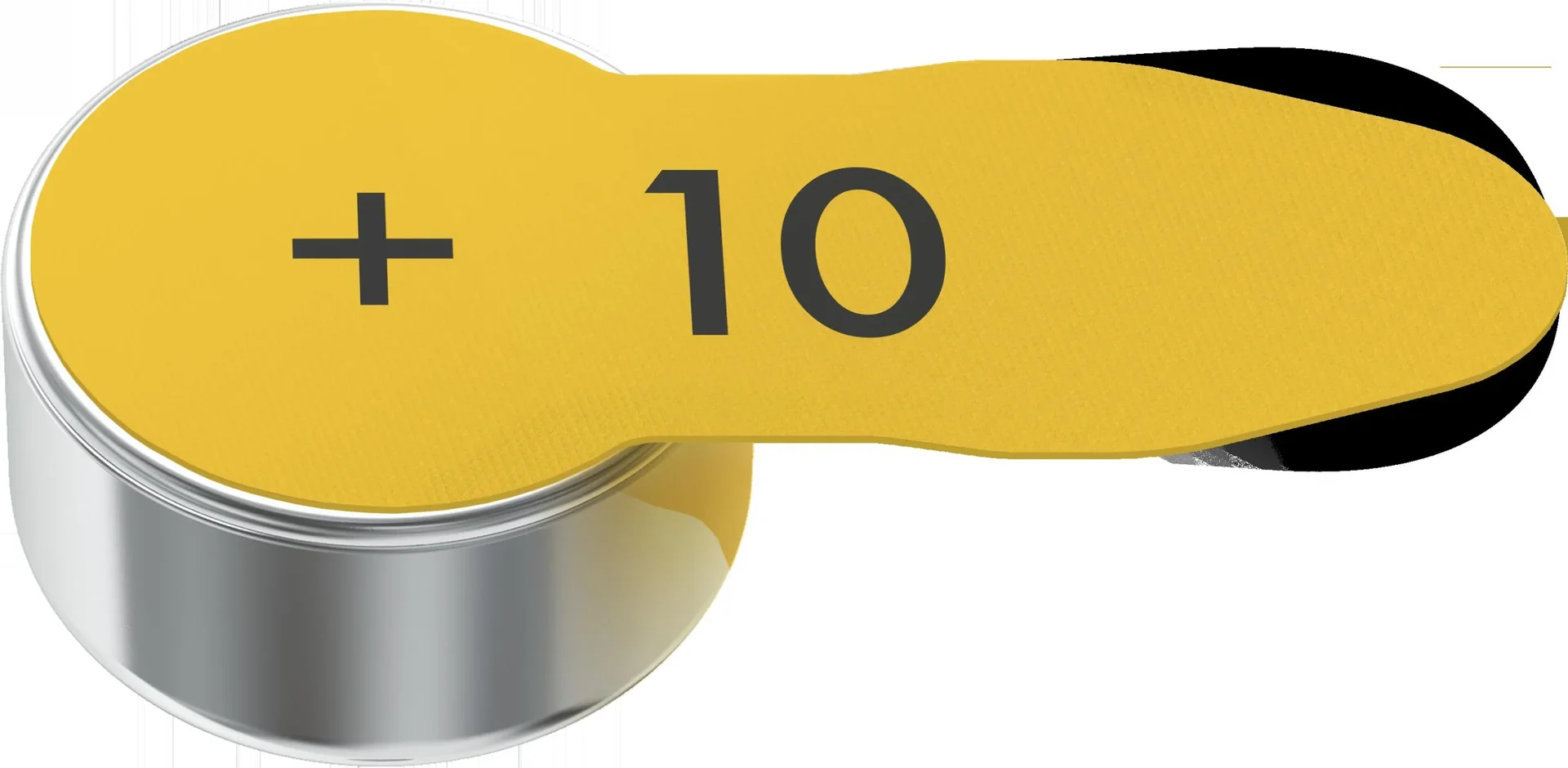 Batterien für Hörgeräte Zink-Luft 10 (PR70), 6er Set - GELB - 0