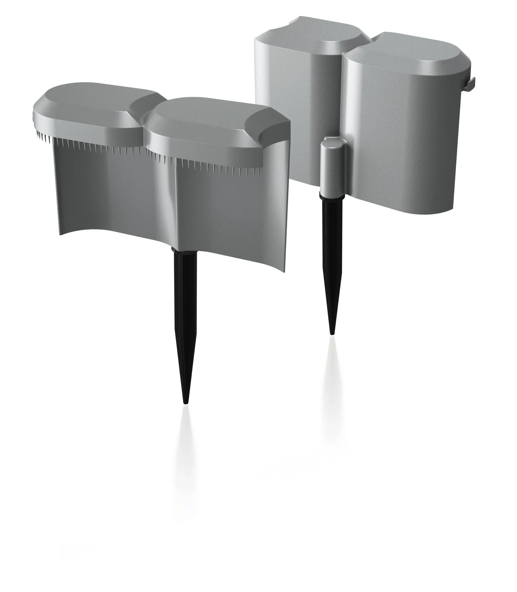 Beeteinfassung SNAIL, steingrau - 2