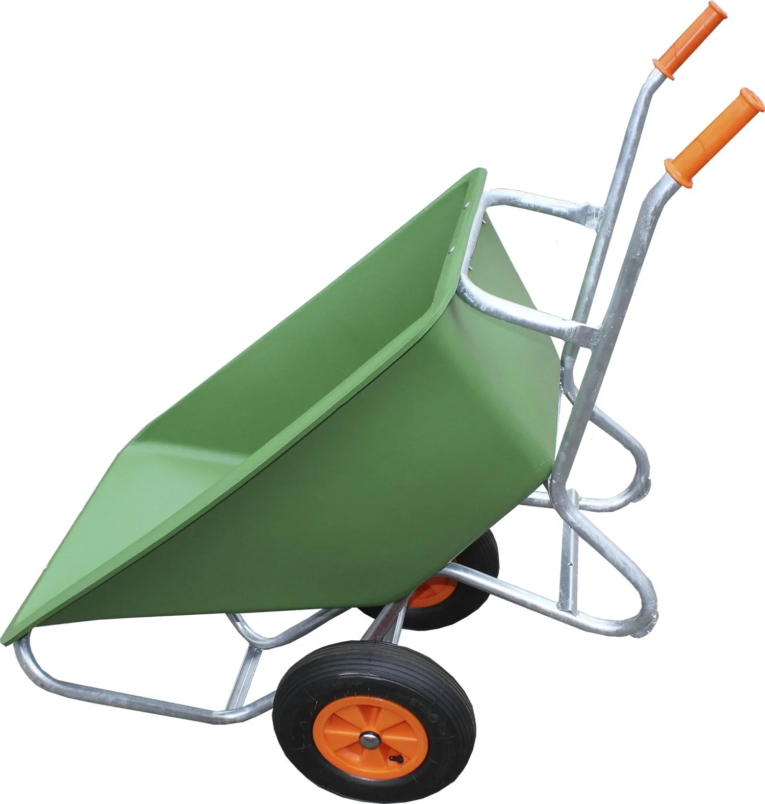 Großmulden-Schubkarre "Green Garden II", 170 Liter, 2 Laufräder - 0