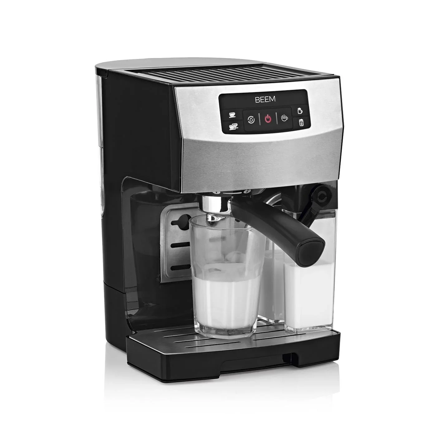 Siebträger-Maschine Espresso Classico II, 1450 Watt Schwarz/ Edelstahl - 1