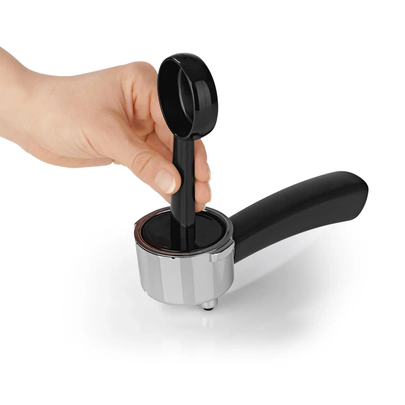 Siebträger-Maschine Espresso Classico II, 1450 Watt Schwarz/ Edelstahl - 3