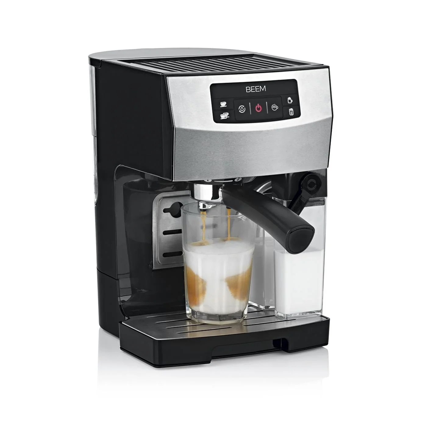 Siebträger-Maschine Espresso Classico II, 1450 Watt Schwarz/ Edelstahl - 7