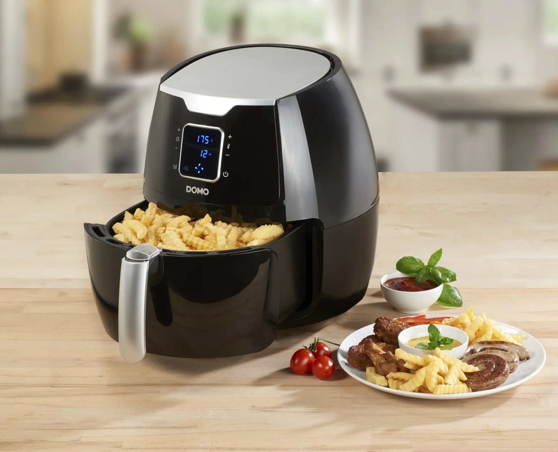 Digital Heißluft-Fritteuse XXL „Deli-Fryer“, mit Rezeptheft, 5,5 Liter, 1800 Watt - 7