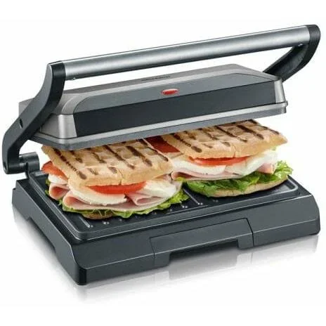 Kompaktes Multigrillgerät - 800 Watt - Grau - 7