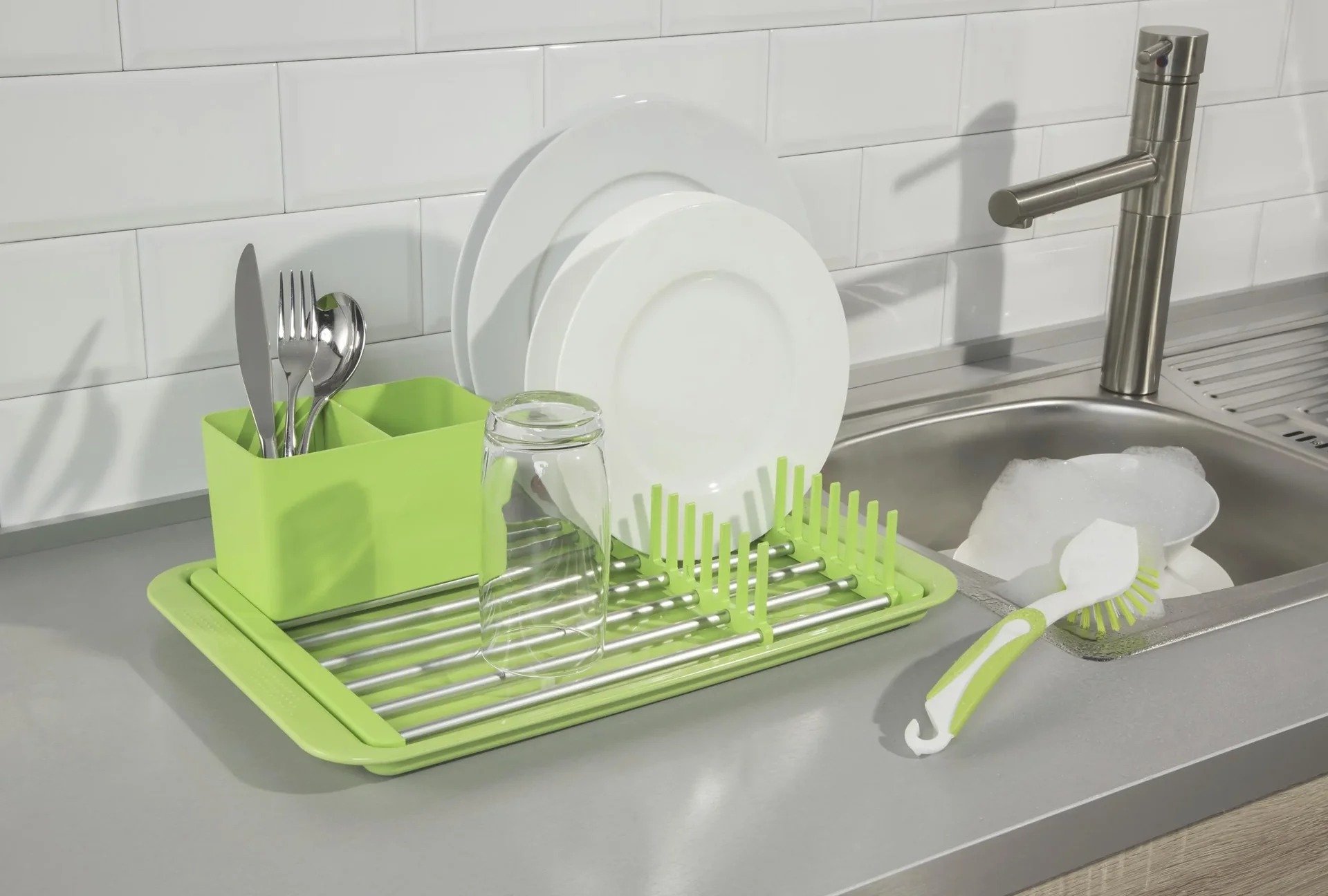 Abtropfgestell „Trend“, Limettengrün - 0