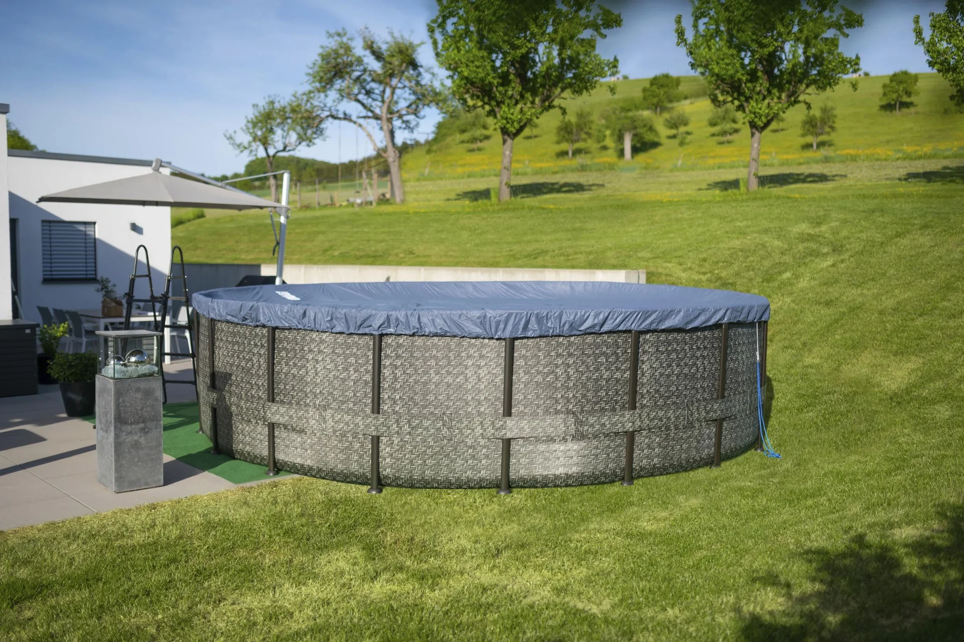 Pool 549x132 cm, rattan - 9