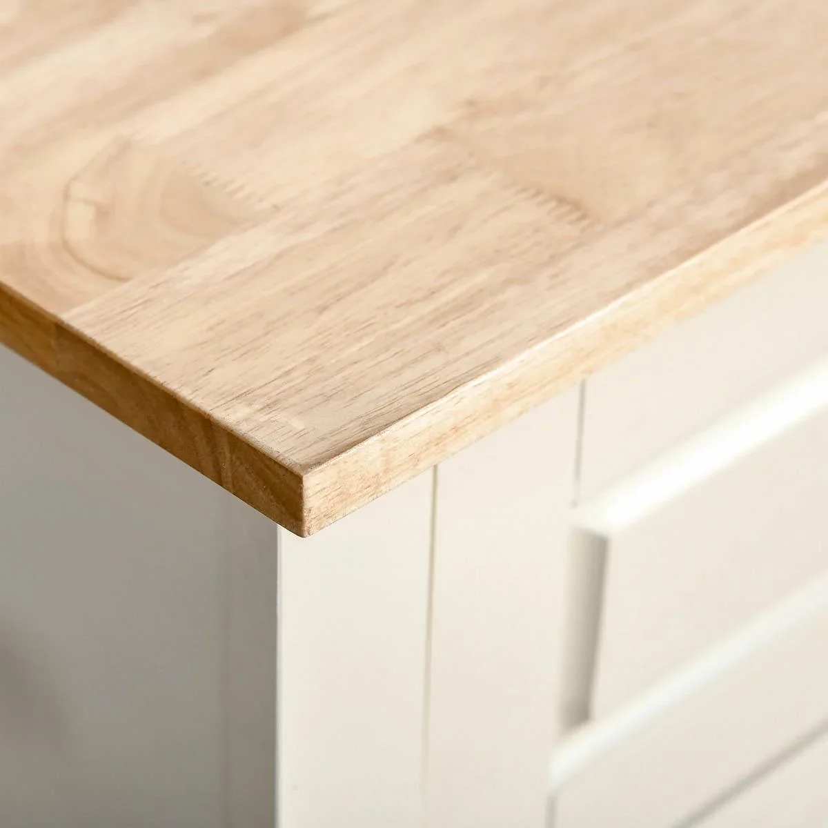 Küchenwagen rollbar Servierwagen Küchentrolley mit höhenverstellbaren Einlegeböden für Küche Wohnzimmer Esszimmer MDF La - 3