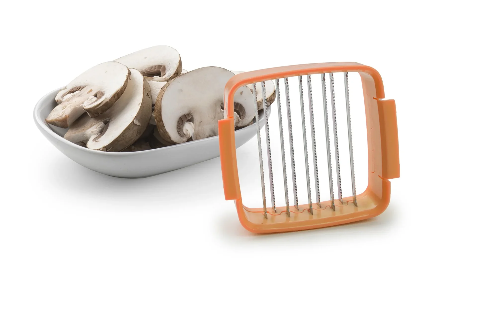 5 in 1 Gemüseschneider „Nicer Dicer Quick“, Handgerät, Schwarz/ Orange, 5-teilig - 8