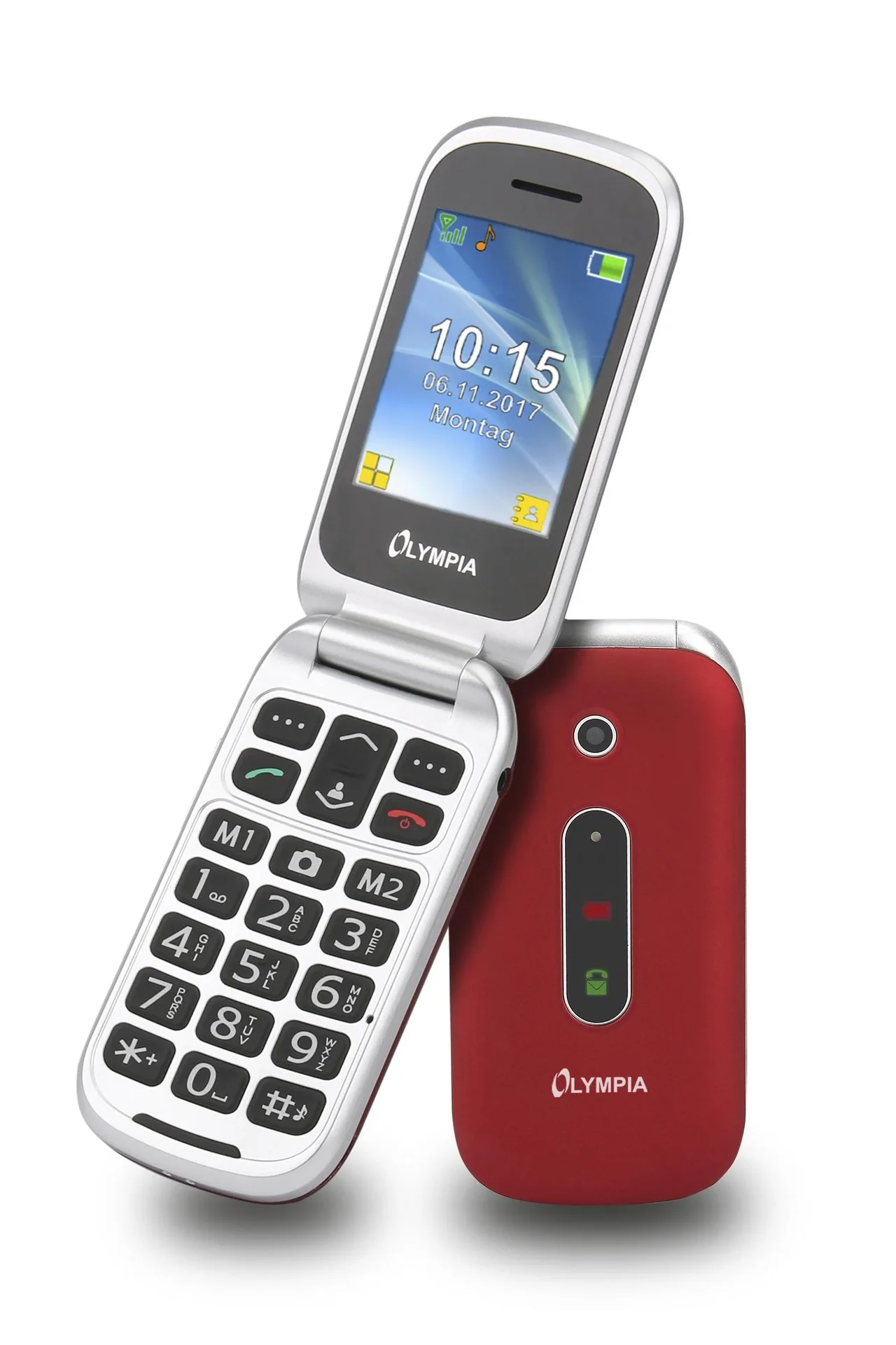 Großtasten Klapphandy, rot - 7