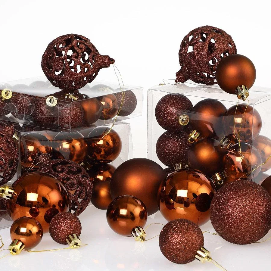 Weihnachtskugeln - Christbaumschmuck - Bronze 100 Stück. - 3