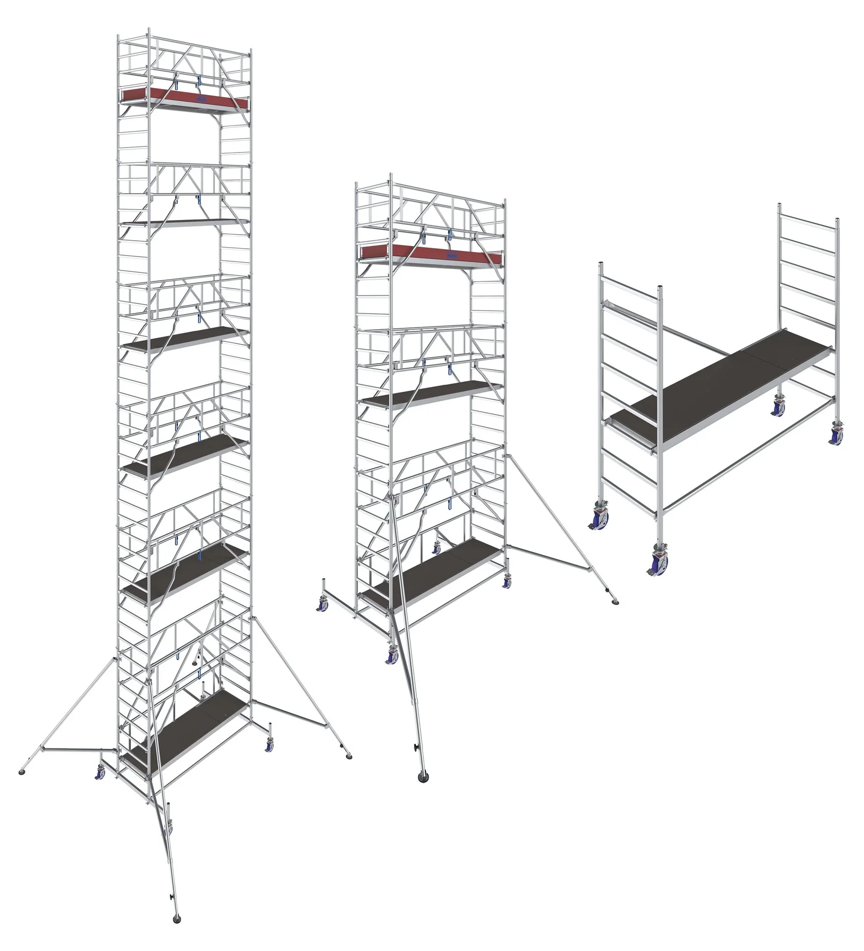 STABILO Fahrgerüst Serie 10, Feldlänge 2,50 m, Arbeitshöhe ca. 13,40 m - 0