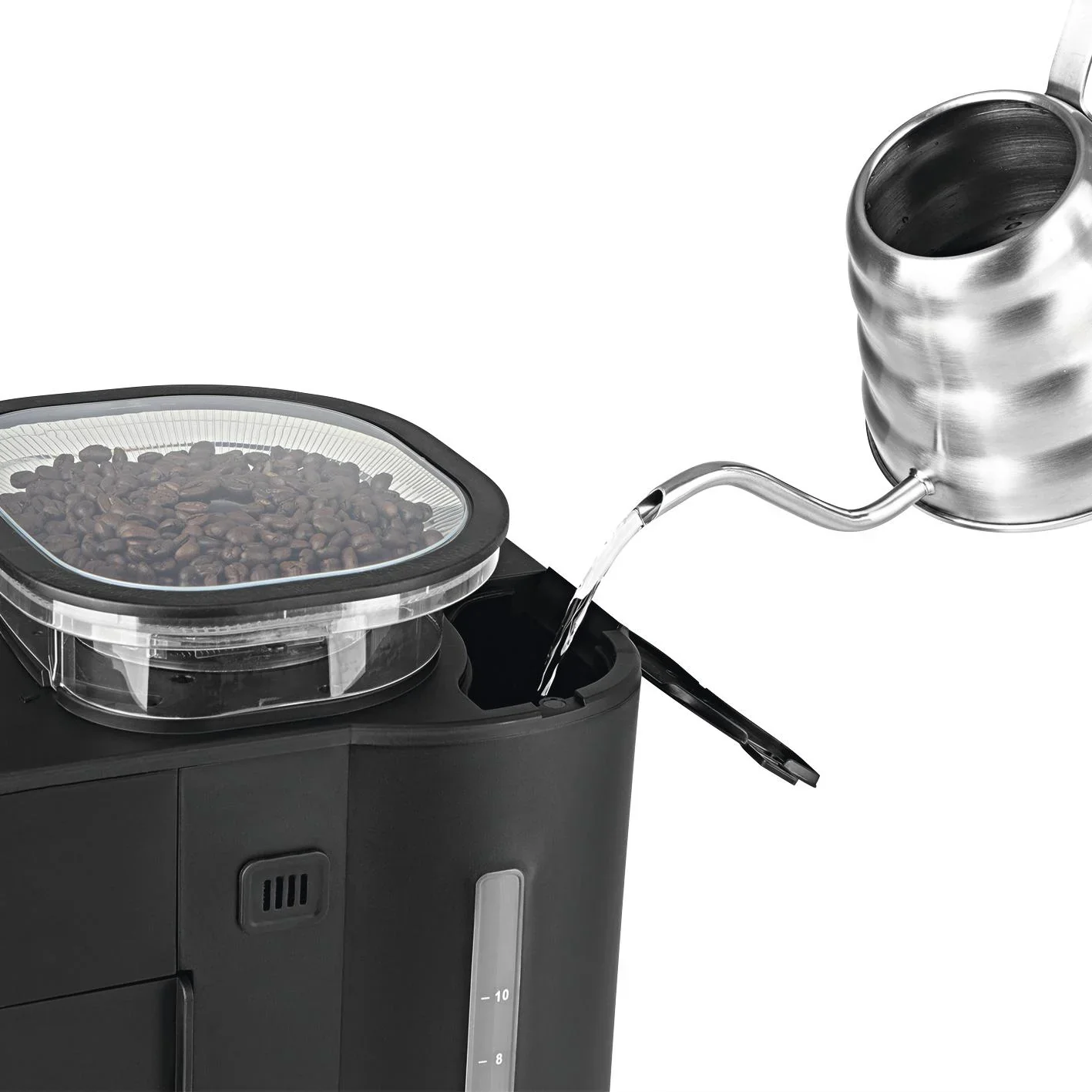Kaffeemaschine mit Kegel-Mahlwerk "Fresh-Aroma-Perfect III Duo" mit 1,25 l Glaskanne - 2