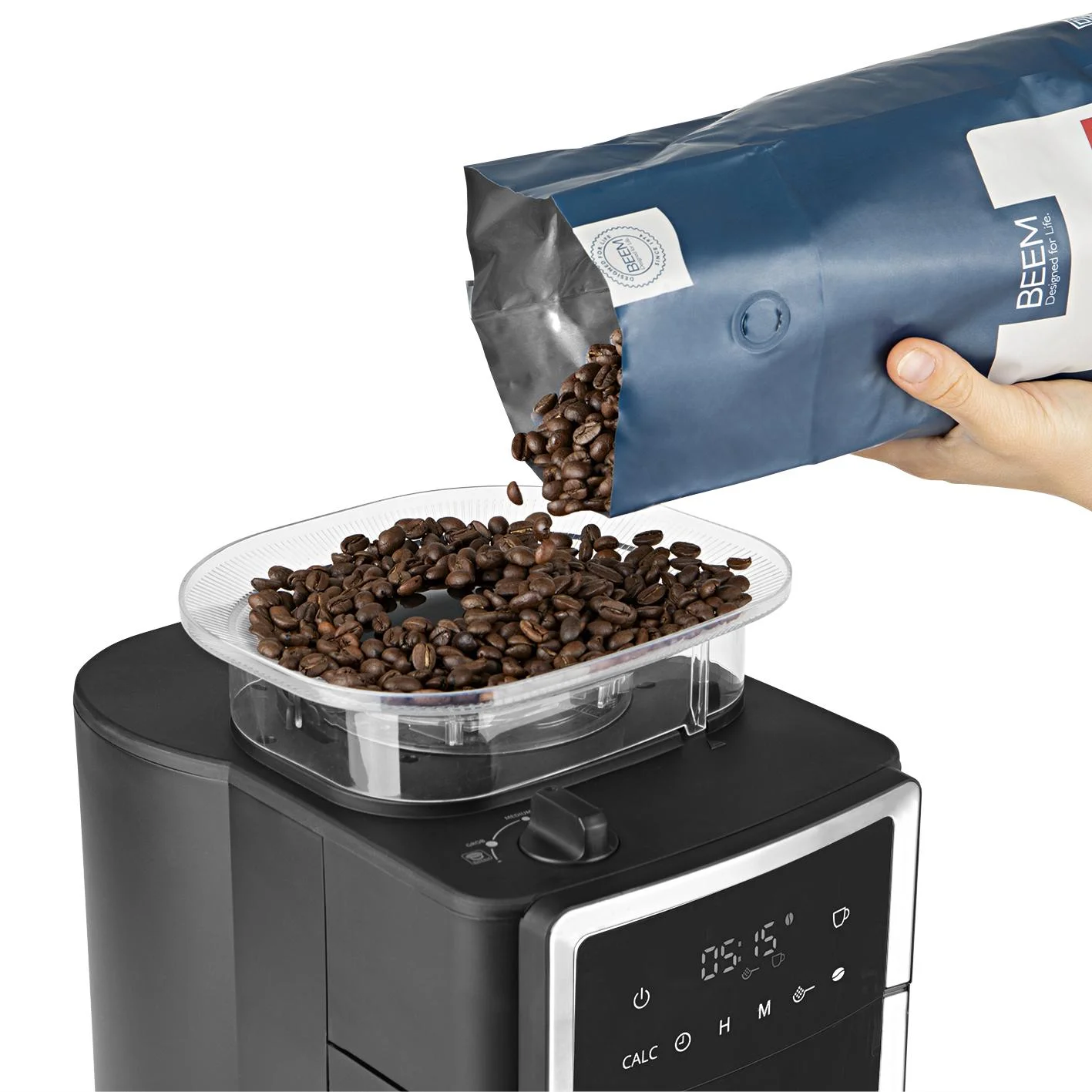 Kaffeemaschine mit Kegel-Mahlwerk "Fresh-Aroma-Perfect III Duo" mit 1,25 l Glaskanne - 8