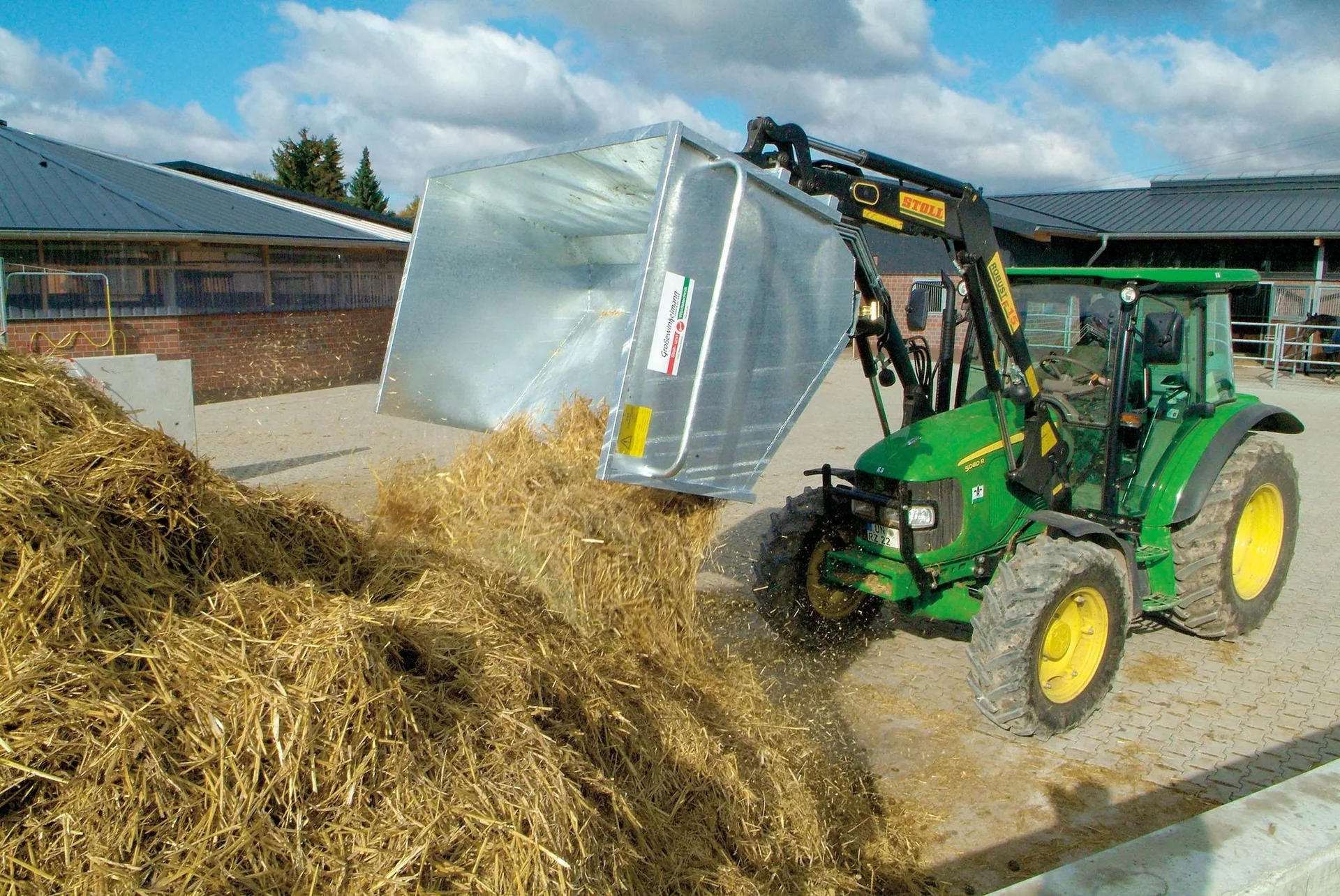 Großraumkuli für Traktoren, 135 x 240 x 153 cm - 2