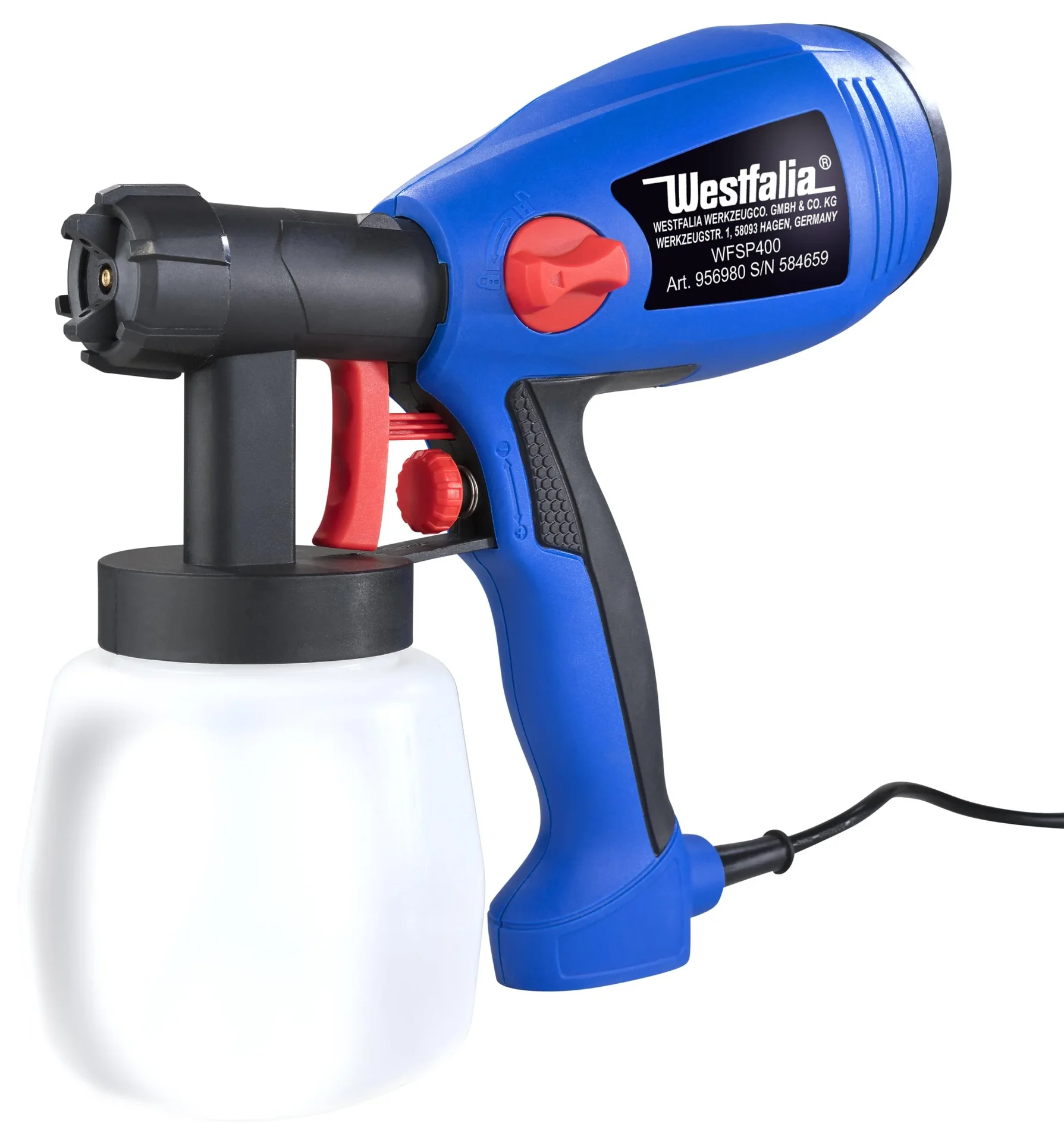 Farbspritzpistole WFSP400, 400 Watt - 1