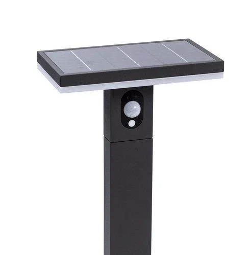 Solar LED Stand ARIANE mit Sensor schwarz, 3,3 Watt, 210 lm, warmweiß - 0
