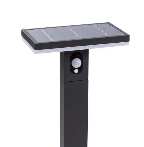 Solar LED Stand ARIANE mit Sensor schwarz, 3,3 Watt, 210 lm, warmweiß - 0