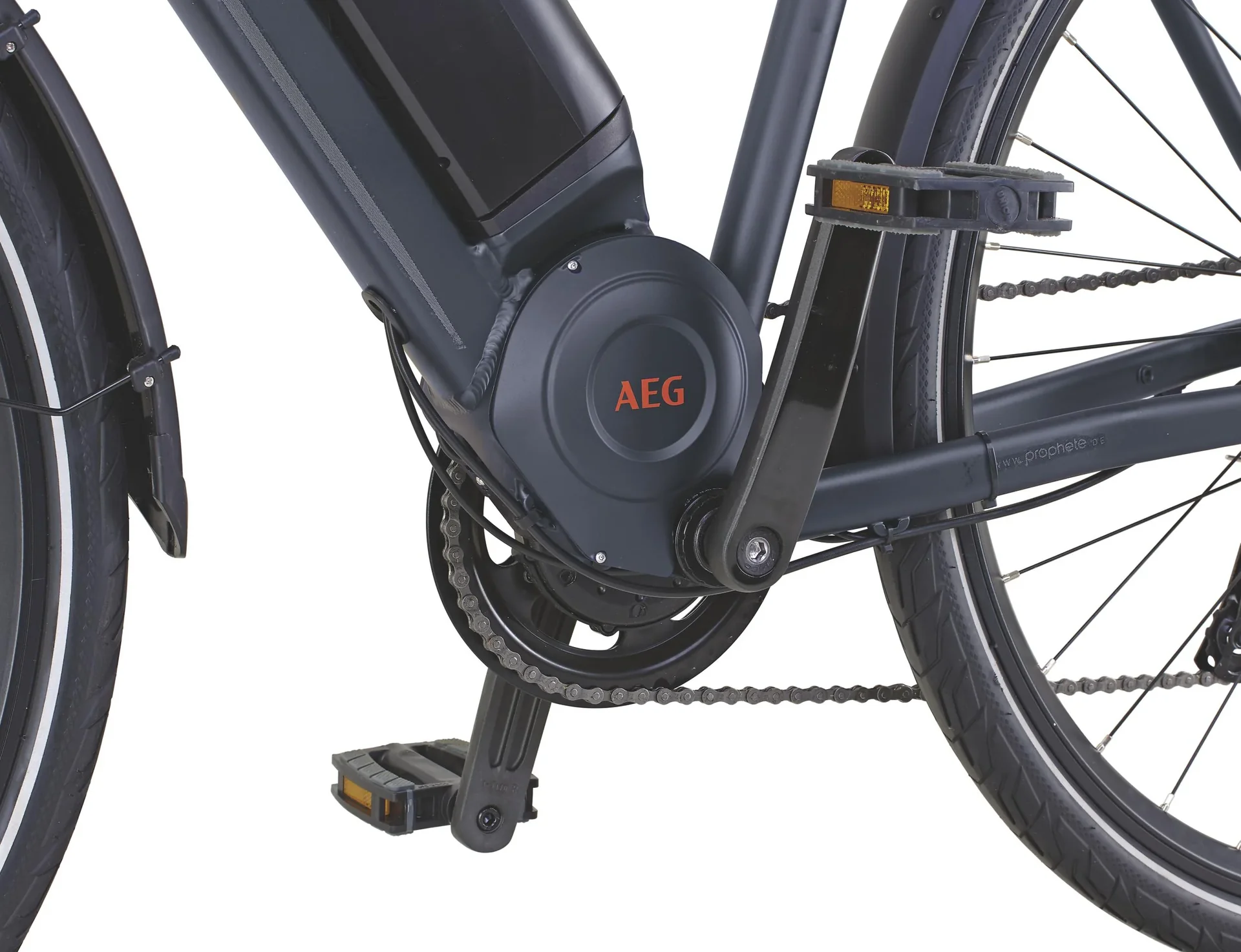 ENTDECKER 23.EMT.10 Trekking E-Bike 28" AEG EcoDrive Herren Diamant 28": Rahmengröße 52cm - 0