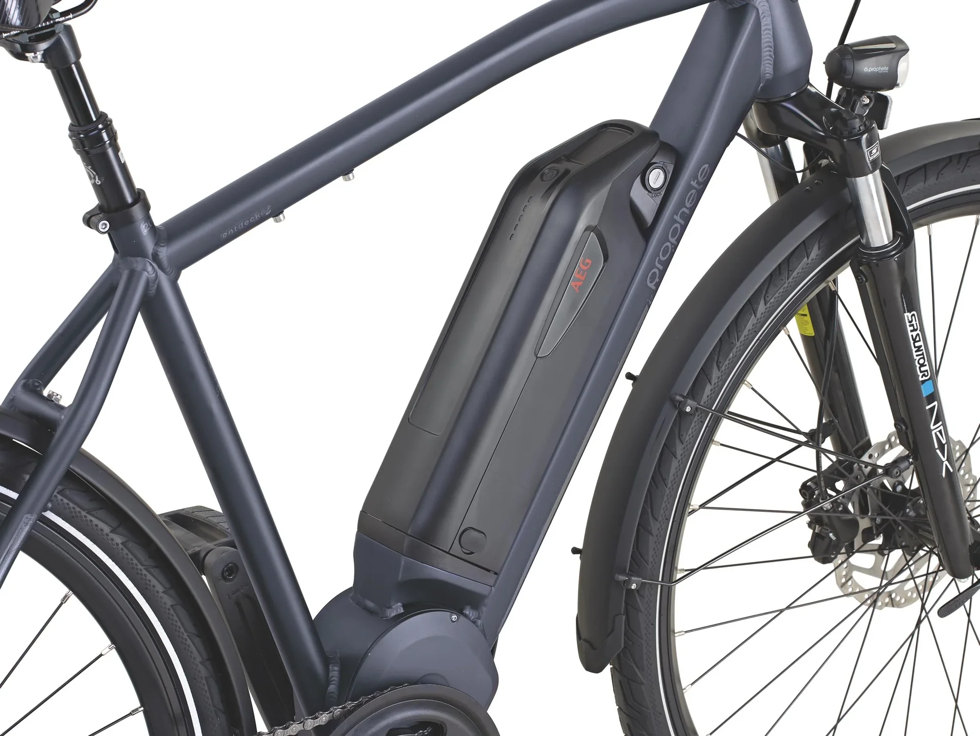 ENTDECKER 23.EMT.10 Trekking E-Bike 28" AEG EcoDrive Herren Diamant 28": Rahmengröße 52cm - 4
