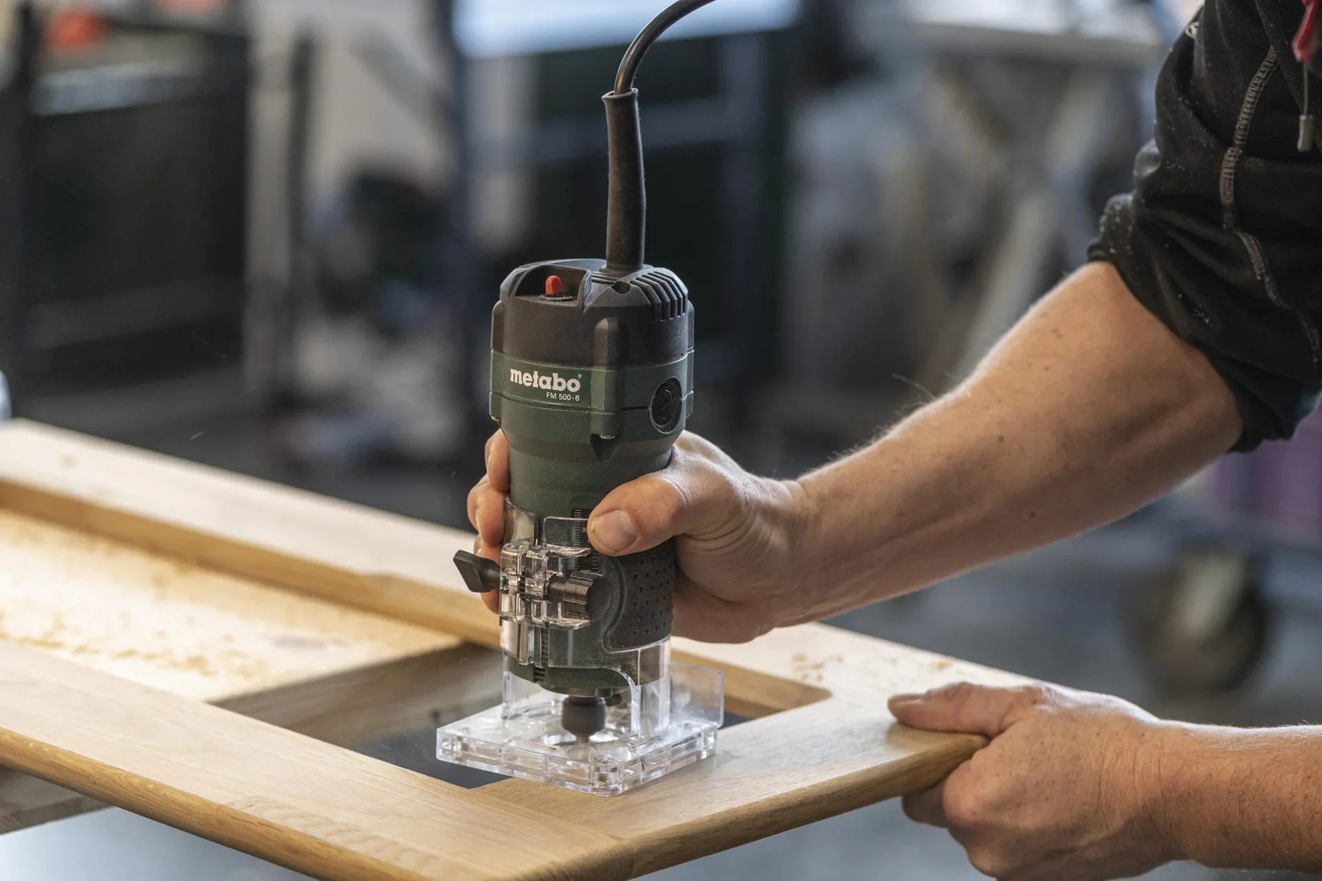 Kantenfräse-Set 500 Watt FM 500-6 mit Fräsersortiment 15-teilig - 1