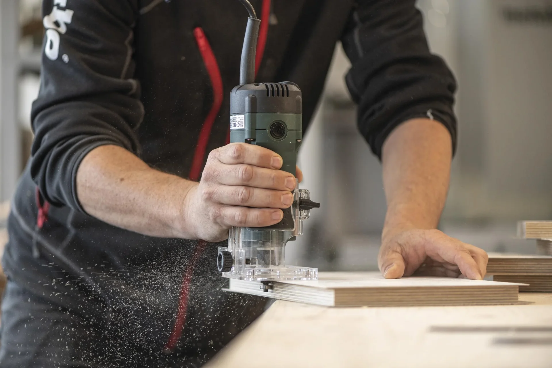 Kantenfräse-Set 500 Watt FM 500-6 mit Fräsersortiment 15-teilig - 3