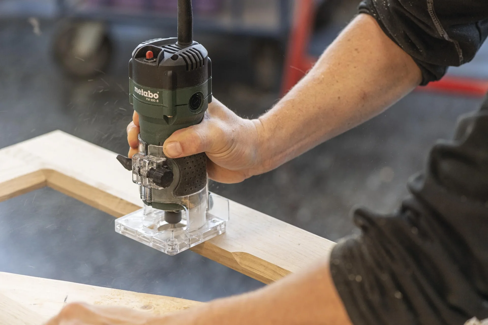 Kantenfräse-Set 500 Watt FM 500-6 mit Fräsersortiment 15-teilig - 5