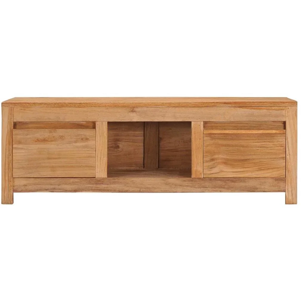 TV-Schrank 100x30x35 cm massiv Teak - 2