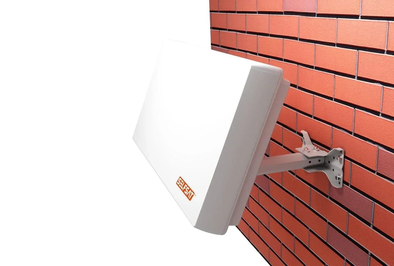 Sat Flachantenne mit austauschbarem Quattro LNB - 0