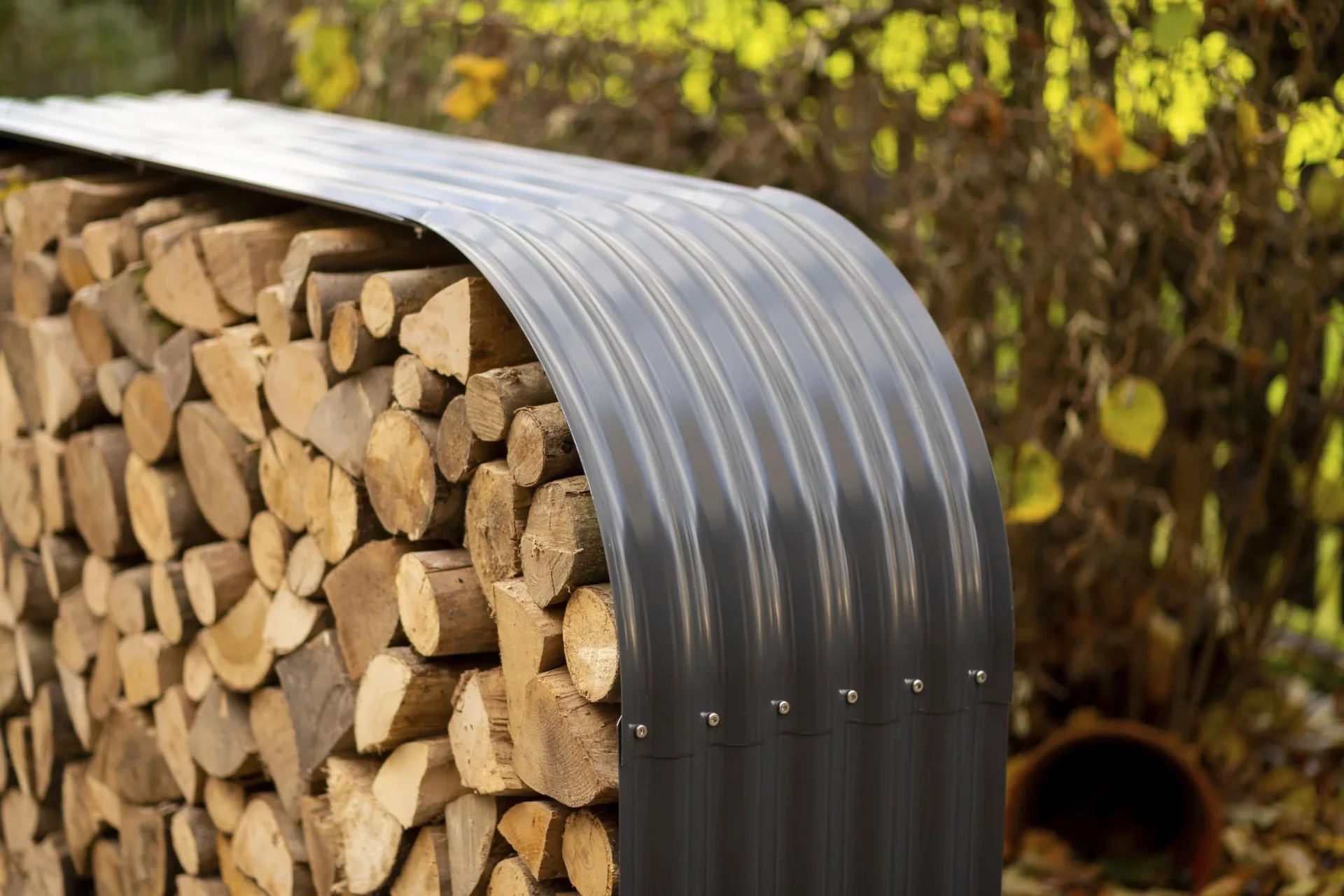 Kaminholzregal 46 x 212 x 111 cm - 2