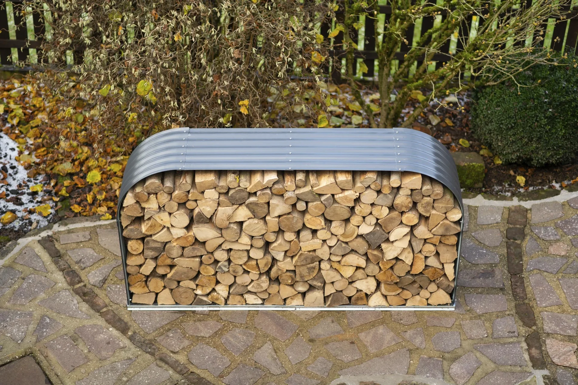 Kaminholzregal 46 x 212 x 111 cm - 6