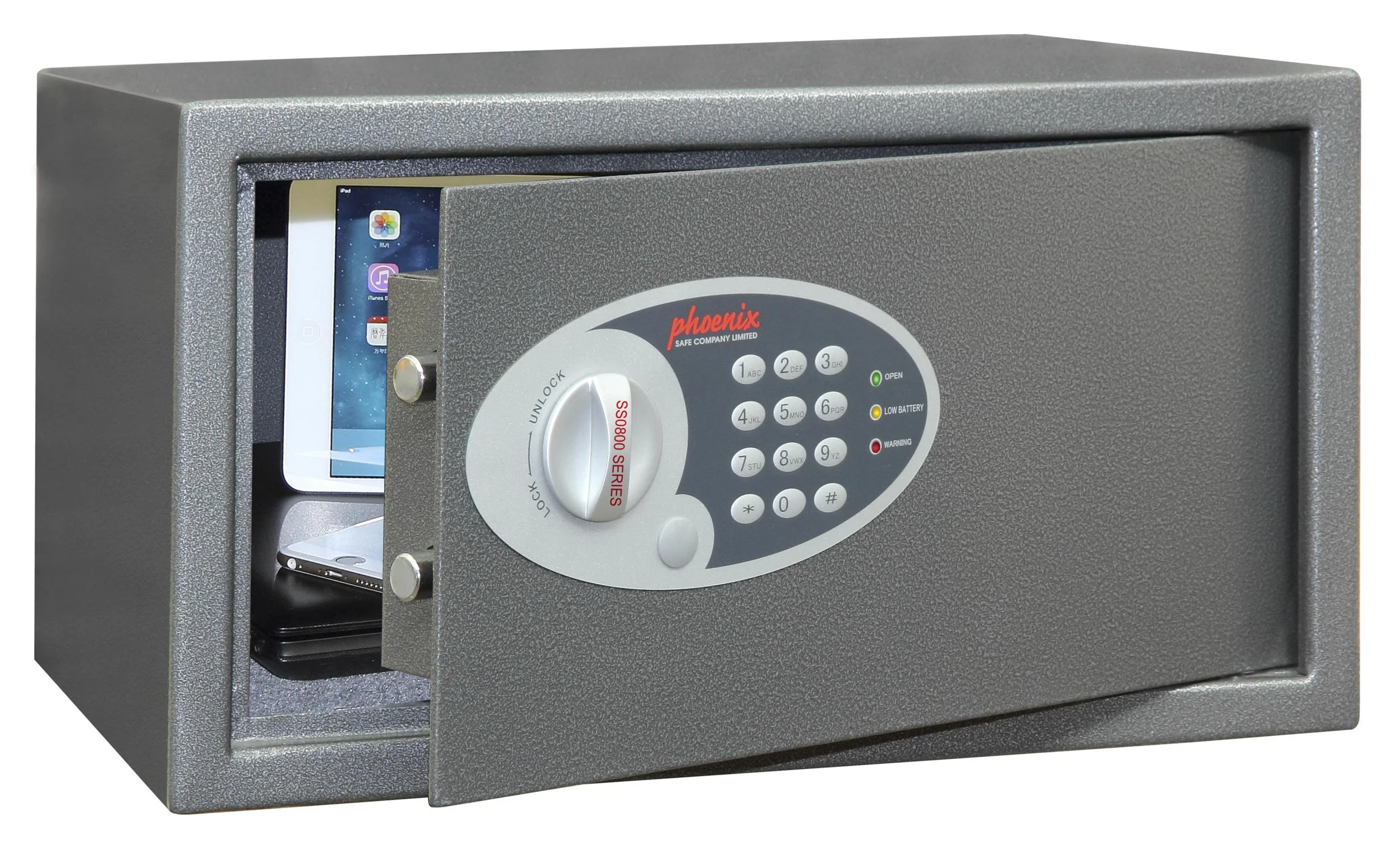 Tresor Vela Home & Office mit Elektronikschloss Außenmaße 250 x 450 x 365 mm - 1