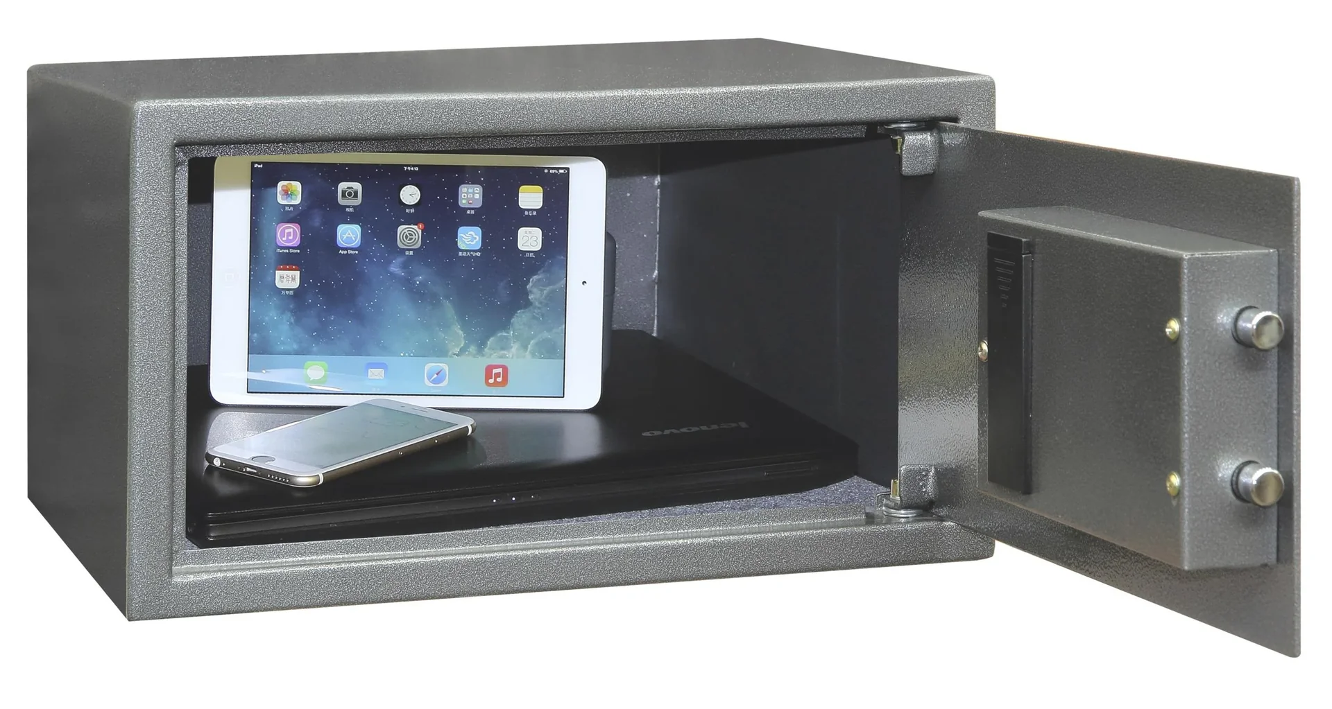 Tresor Vela Home & Office mit Elektronikschloss Außenmaße 250 x 450 x 365 mm - 4