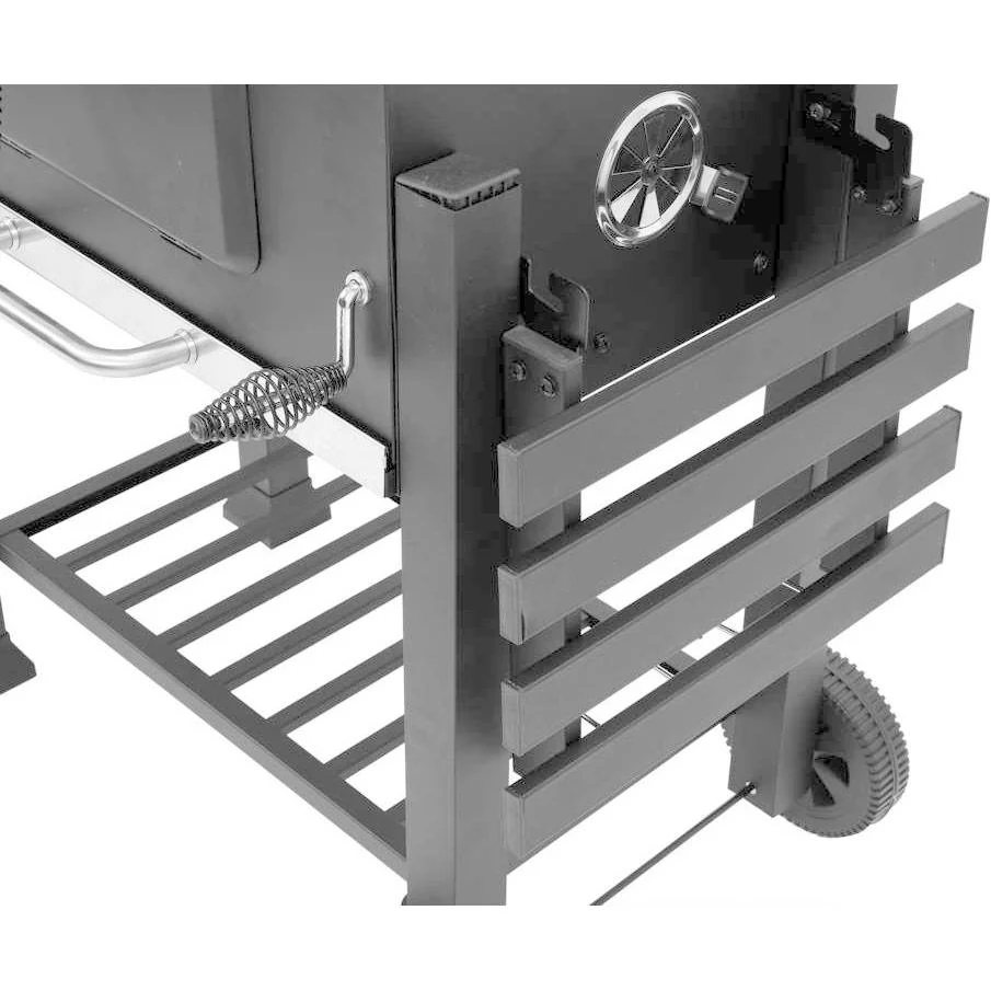 NL Holzkohlegrill - BBQ Grill Deluxe - 57 x 37 cm - 2
