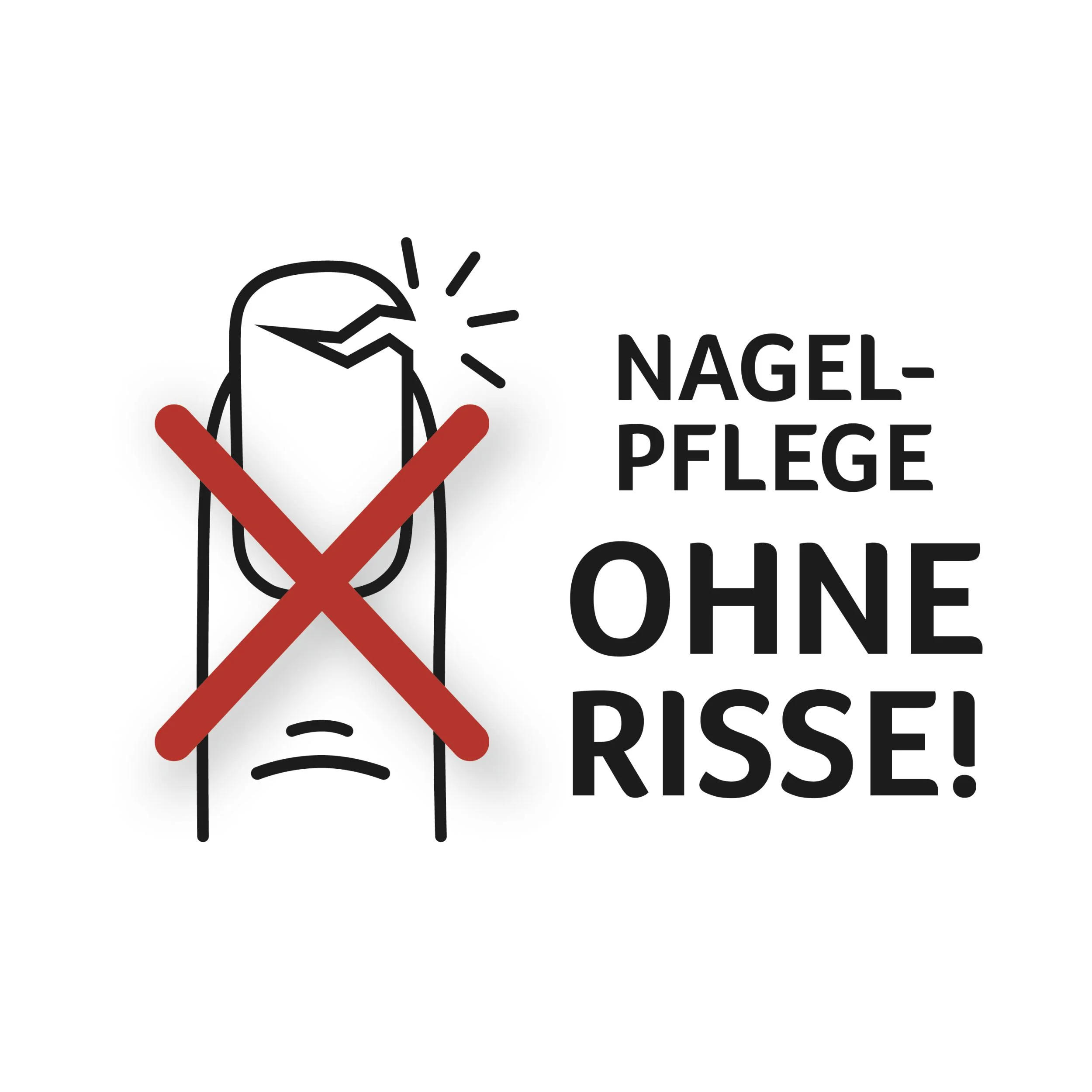 Nagelfeile „MIWIAM MIA MIA“, 18,5 cm, Schwarz - 1