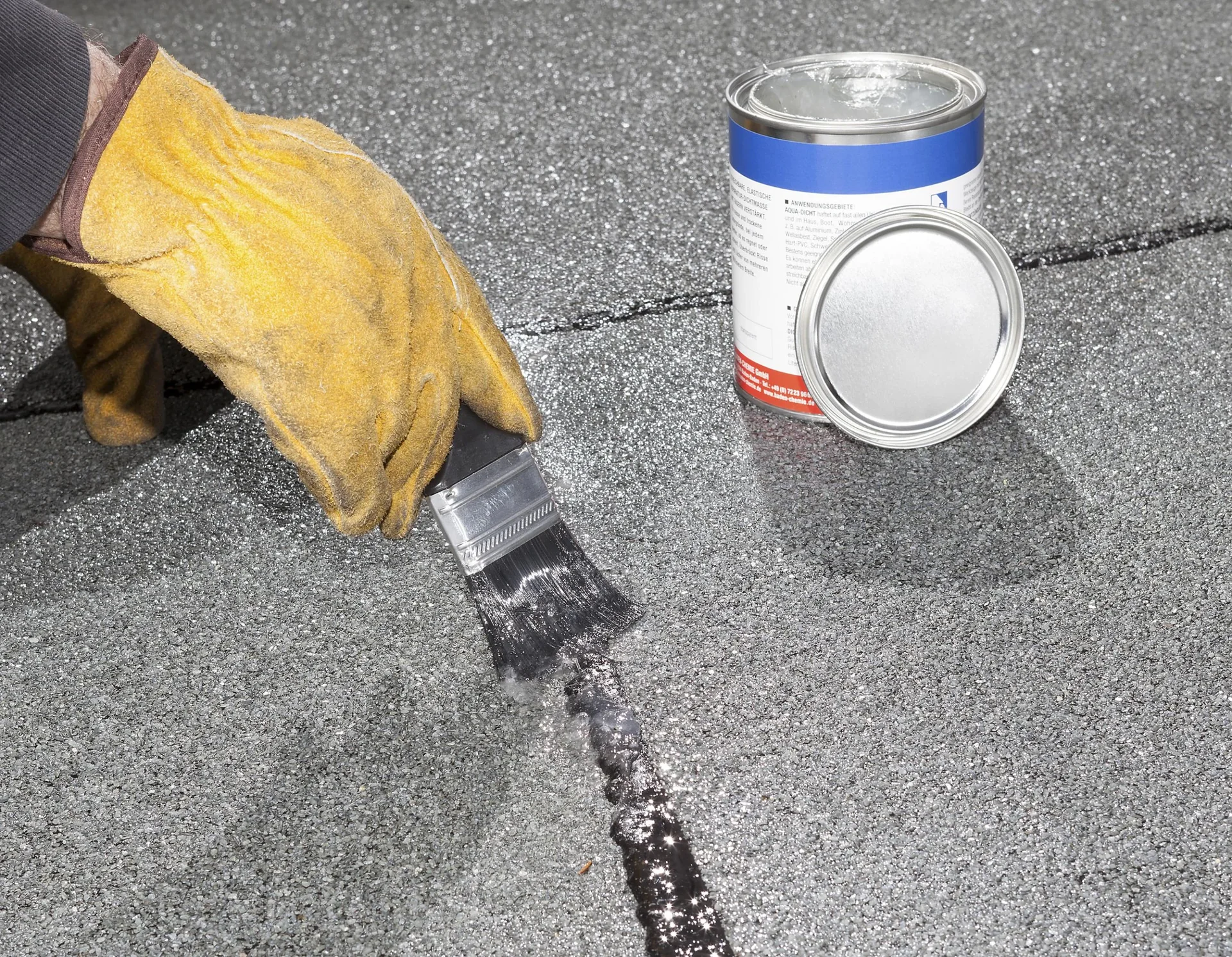 Aqua Dicht - transparente Abdichtmasse, faserverstärkt, 1 L Dose - 4