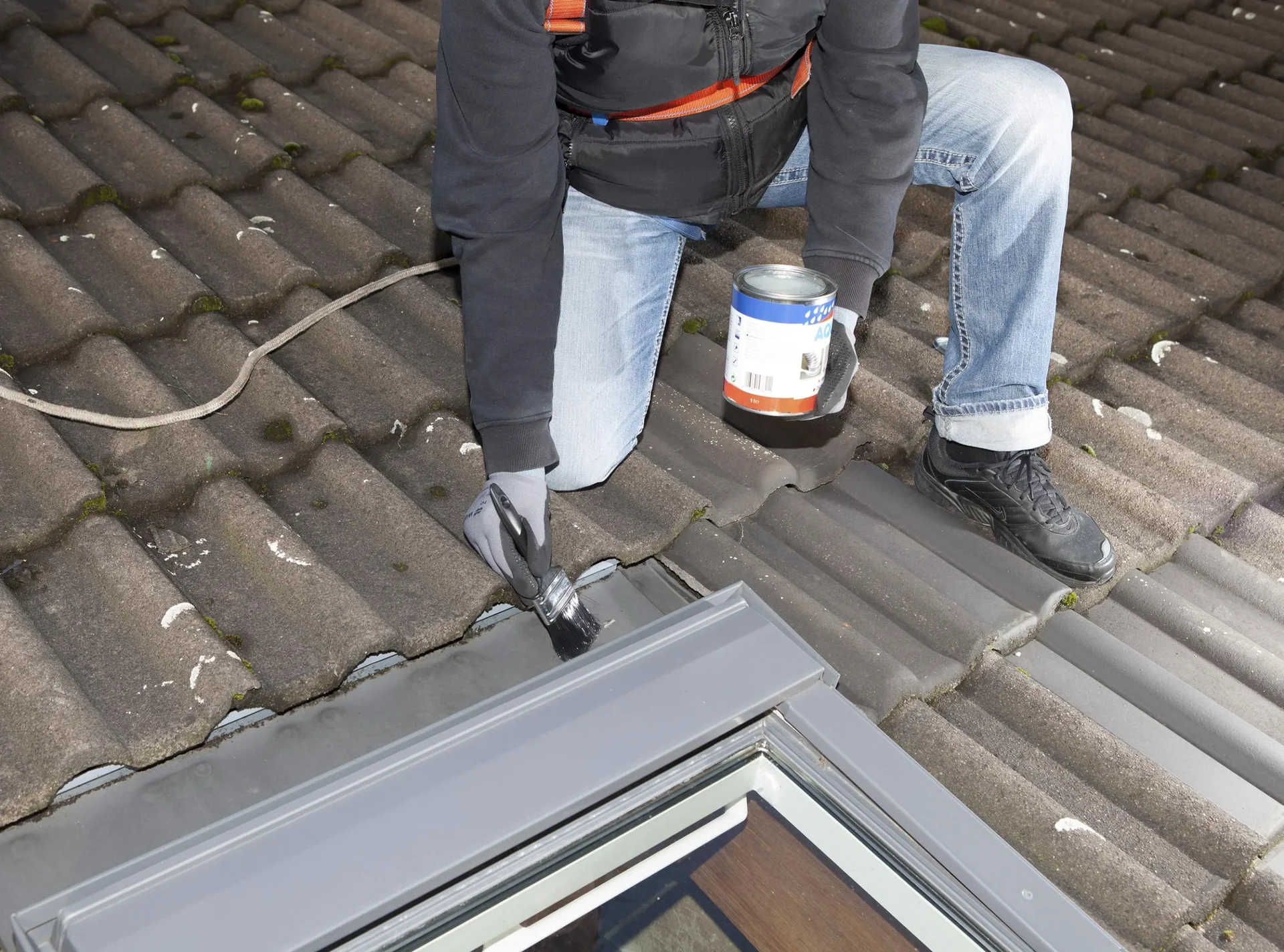 Aqua Dicht - transparente Abdichtmasse, faserverstärkt, 1 L Dose - 6