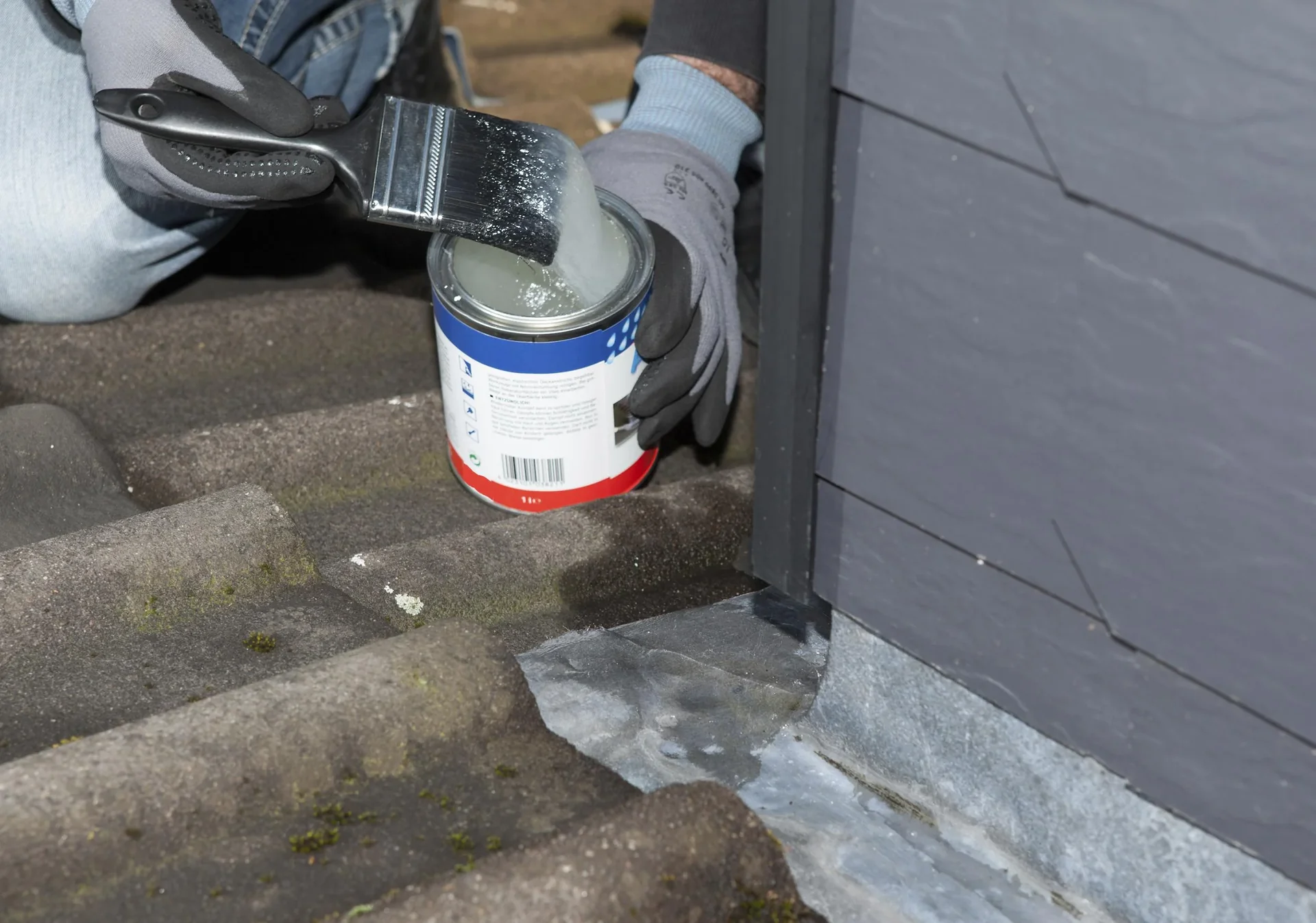 Aqua Dicht - transparente Abdichtmasse, faserverstärkt, 1 L Dose - 10