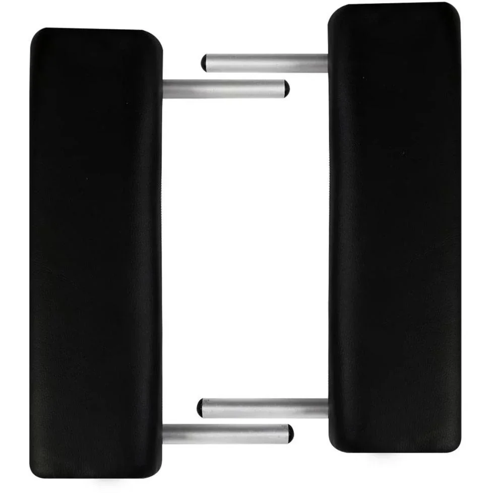 Klappbare Massageliege 3 Zonen mit Aluminiumrahmen (schwarz) - 1